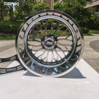 Jantes forgées chromées profondes FANXI 22 24 26 28 30 pouces 6x139.7 5x139.7 8x180 8x170 8x6.5 22x12 24x14 26x16 avec enjoliveurs flottants