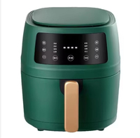 Four à Friture Sans Huile Électrique Multicolore en Plastique de Haute Qualité, 8 Menus Prédéfinis, Antiadhésif, Contrôle Numérique, Grande Capacité