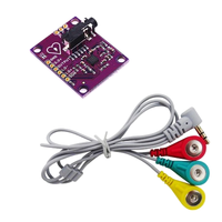 Module ECG AD8232, kit de capteur de surveillance du rythme cardiaque et des pulsations AD8232 pour mesure ECG, DIY