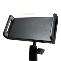 Support de sol pliable en métal IP-01-6 avec rotation à 360 degrés, hauteur réglable 90-160 cm, pieds en caoutchouc antidérapants pour iPad