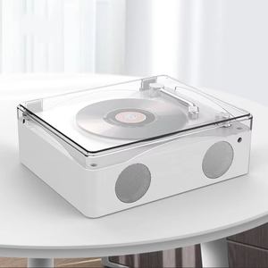 Reproductor de CD de Escritorio Retro de Madera con Bluetooth, Anti-Skip, Altavoces Estéreo Integrados, Control Remoto, Reproductor de Música para el Hogar y el Dormitorio, Directo de Fábrica - Product Image 4