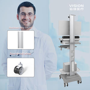 Carrello Dentistico <span class=keywords><strong>Mobile</strong></span> in Alluminio Personalizzabile con Scanner Multistrato, Leggero e Resistente, 4 Ruote, per Uso Ospedaliero - Product Image 4