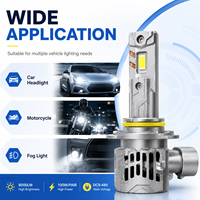Phare LED tout-en-un SFIDA WM48 avec driver intégré, compatible Canbus, sans erreur EMC, super lumineux blanc 6000K