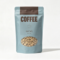 Sachet Doypack Personnalisé Mat pour Café Filtré avec Fermeture Éclair et Fenêtre, Qualité Alimentaire, Refermable, Vente en Gros Usine