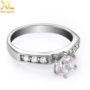 ขายส่งแหวนสแตนเลสหกแฉกสำหรับสุภาพสตรีและคู่รักทันสมัยจากโรงงาน - Product Image 1