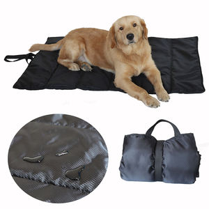 휴대용 방수 폴드 업 옥스포드 개 애완 동물 침대 야외 쿠션 롤업 접이식 애완 동물 여행 매트 - Product Image 6