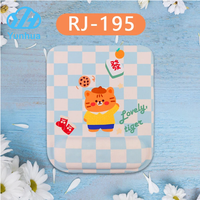 Tapis de souris en gel de silicone avec repose-poignet, imprimé dessin animé mignon, confort ergonomique pour le bureau, le jeu, l'ordinateur portable et le bureau
