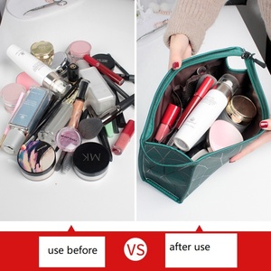 Boshiho Customized Diamond-shaped Makeup Handbag Travel Carrying <b>Toiletry</b> <b>Bag</b> <b>Large</b> Capacity Cosmetic Storage <b>Bag</b> - Product Image 2