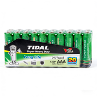 Pilas de Zinc-Carbono AAA con Logotipo Personalizado, 1.5V, Pilas Secas para Linternas, Controles Remotos, Juguetes, Compra al por Mayor Económica