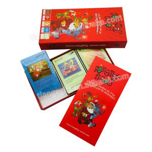 Personalizado Navidad azul núcleo adulto fiesta familia <span class=keywords><strong>beber</strong></span> tarjeta juego <span class=keywords><strong>de</strong></span> mesa con 3 cubiertas - Product Image 4