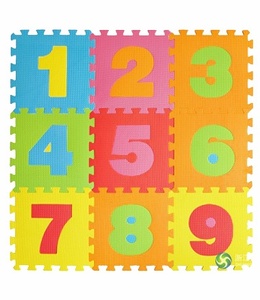 Bao giờ sáng bán buôn thân thiện với môi 10pcs số EVA bọt Mat cho tập thể dục và trẻ em giáo dục - Product Image 2