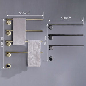 Toallero Eléctrico Inteligente con Pantalla Digital, Montado en la Pared, Acero Inoxidable, 6 Niveles, Capacidad de Carga de 30 kg, Diseño Moderno - Product Image 2