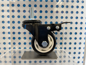 <span class=keywords><strong>Ruedas</strong></span> industriales giratorias negras de 4 pulgadas y 5 pulgadas Rueda de PVC <span class=keywords><strong>Ruedas</strong></span> para <span class=keywords><strong>muebles</strong></span> de gran oferta de <span class=keywords><strong>Amazon</strong></span> - Product Image 2