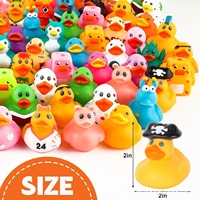 Cadeau promotionnel personnalisé en forme de mini canard, jouet de bain flottant en caoutchouc silicone avec son, vente en gros, logo personnalisé