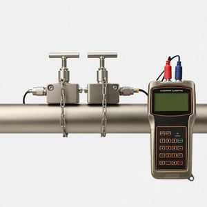 Medidor de Flujo Ultrasónico Industrial OEM de Grado Industrial con Abrazadera para Líquidos/Agua, Modelo HUF2000-H, Rango DN100-3000mm - Product Image 3