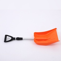 Pelle à neige portable la plus vendue pour voiture, avec bord en aluminium et manche télescopique, pour usage automobile et domestique