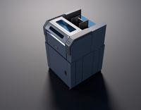 Machine de découpe automatique à alimentation par feuille, à adsorption, à moteur servo, à double tête, pour le découpage de stickers, d'étiquettes et de roues