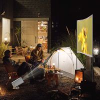 Proyector LCD Portátil de 720P, 450 ANSI Lúmenes, Android 11, BT5.0, WiFi, Relación de Contraste 2000:1, Compatible con 4K y 3D, para Cine en Casa y Exteriores