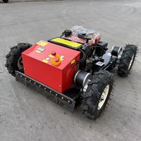 Tondeuse à gazon industrielle innovante à essence avec capteur de levage, alarme antivol, sécurité par code PIN, moteur monocylindre