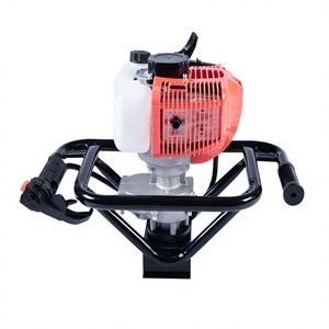 Perforadora <span class=keywords><strong>de</strong></span> <span class=keywords><strong>tierra</strong></span> a gasolina con estructura cuadrada y pedal, estable para iniciar perforaciones en pendientes para postes <span class=keywords><strong>de</strong></span> valla, CE OEM al por mayor - Product Image 2