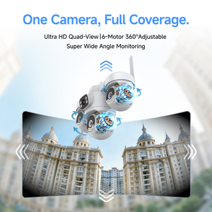 Cámara Exterior Vstarcam AG623FR de 12MP con 4 Lentes, Chip Hisilicon, Batería de 12000mAh, Grabación AOV, PTZ de 360°, Detección Humana por IA - Product Image 3