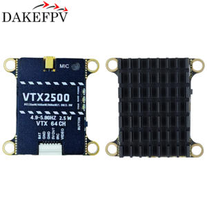 DAKEFPV VTX2500 FPV модуль видео-передатчика 4,9-5,8 ГГц 2,5 Вт многофункциональное регулируемое 64-канальное встроенное микрофонное устройство передачи видео - Product Image 4