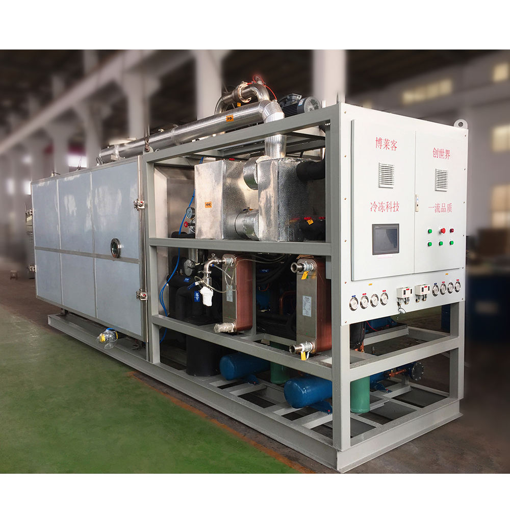 Заводская горячая Распродажа 350 кг вакуумная замораживающая сушильная машина без масла машина для замораживания пищи