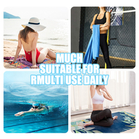 Tissu à sensation de fraîcheur instantanée 160 g/m² 100 % polyester, maille rafraîchissante pour serviettes de sport et cache-cou, prêt à être expédié