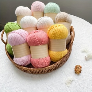 Hilo de Chenilla 100% Poliéster de Grosor Medio para Bolsos de Ganchillo, Tejido Artesanal, Bola de Hilo DIY, Muñeca de Ganchillo, Tira de Hielo - Product Image 2