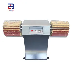 Furniture cabinet door wood brush sanding machine bending profile sander machine special-shaped polishing machine