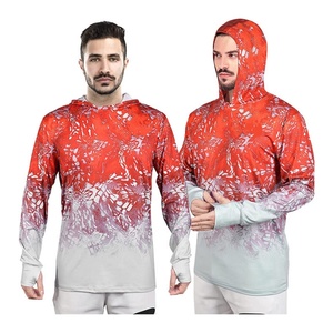 Camisa de Pesca Personalizada con Logotipo Sublimado, Color Azul Marino, Poliéster, Protección UV, Manga Larga para Hombre - Product Image 5