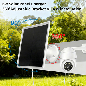 ALECTER APH-P98 6W/8W/10W/15W Panneau Solaire Monocristallin PERC Chargeur DC 5V Caméra de Sécurité IP66 Étanche Extérieur - Product Image 2