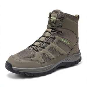 <span class=keywords><strong>Botas</strong></span> Tácticas de Combate para Desierto - Calzado Impermeable de Media Altura con Protección de Tobillo para <span class=keywords><strong>Hombre</strong></span>, Estilo Militar - Product Image 1