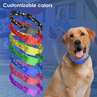 Collar de Rastreo GPS para Perros IP65 a Prueba de Agua con Localizador Rápido 4G, GSM / GPRS / GPS / WIFI, Compatible con IOS/Android