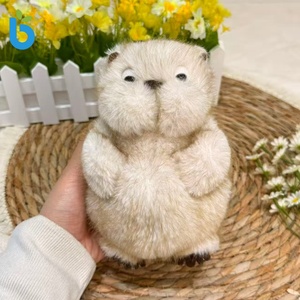 Peluche de foca Marmot, cojín decorativo abstracto con temática de zoológico, muñeco colgante adorable y famoso en internet, poliéster y algodón PP, 11CM-30CM - Product Image 2