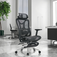 Chaise de bureau en maille ergonomique au design moderne Chaise élévatrice pivotante confortable pour chaise d'ordinateur du personnel et du patron