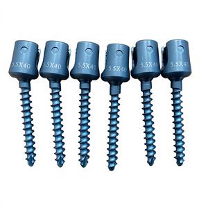 Tornillos Transpediculares Manuales para Fijación Espinal BISONS al por Mayor, 5.540mm |   6 Implantes Ortopédicos de Titanio con Certificación CE - Product Image 1