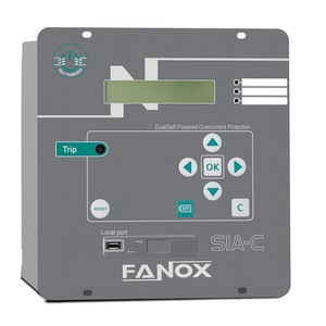 FANOX SIA-B Dedicated Ct Dual Channel Self Powered Overcurrent Protection <b>Relay</b> Compact Lightweight Housing - Product Image 5