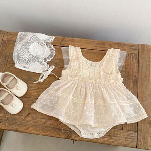Engepapa Zomer Baby Rompertje Zonder Mouwen, Katoenen Mode Baby Meisjes Jumpsuit, Baby Meisjes Kleding - Product Image 1