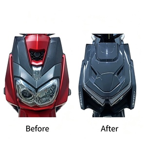 Carénage modifié pour moto BWSR <span class=keywords><strong>125</strong></span>, pour Yamaha BWSR125, avec kit de phare LED amélioré et feux de jour arrière - Product Image 4