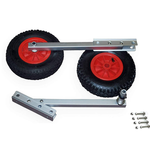 Anshun Heavy Duty Aluminum Alloy <strong>Dinghy</strong> Launching <strong>Wheels</strong> for Inflatable Boats - Product Image 1