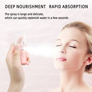 Replenishing Bottle Electric Ion Hydrating Usb Humidifier Face Facial Skin Nano Water Mini Spray <strong>Sprayer</strong> Portable Mist Steamer - Product Image 3