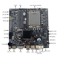 Placa Base para PC Mini Atx Nuc H610 LGA 1700 de 12.ª Generación con CPU, Memoria DDR4, HD-MI, LVDS y DP Integrados para Juegos