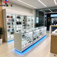 Vitrine en verre pour magasin de téléphonie mobile, comptoir de présentation de téléphones portables, armoire vitrée pour exposition de téléphones – Vente directe usine