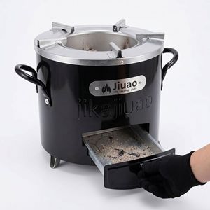 Estufa de Biomasa Portátil Ecológica con Cenicero, Quemador de Leña de Alta Eficiencia para Acampar, Hacer Barbacoas y Cocinar al Aire Libre de Forma Limpia - Product Image 3