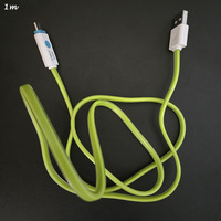 Gute Qualität Hochgeschwindigkeits-Mehrfarben-LED-Flach binder V8 Android-Kabel Micro-USB-Ladekabel