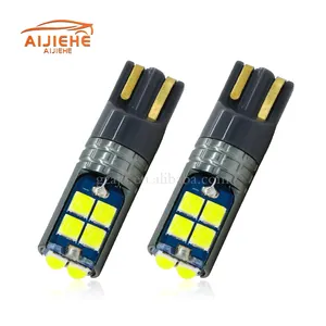 T10 W5W 194 168 3030 10SMD LED Canbus Car Bulb Reading Dome Interior Side Marker Light White