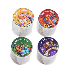 1 rollo de cinta Fairy Tale Corridor Series Fairy Tale Castle Theme Material de decoración hecho a mano Loop Paste - Product Image 5