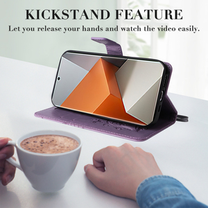 Estuches en relieve de mariposa para <span class=keywords><strong>Redmi</strong></span> Note 13 12 11 10 Flip Wallet funda de teléfono para <span class=keywords><strong>Redmi</strong></span> 13C 12 11 11A <span class=keywords><strong>10A</strong></span> <span class=keywords><strong>10C</strong></span> A1 Plus - Product Image 4