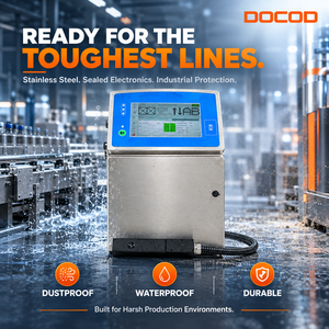 เครื่องพิมพ์อิงค์เจ็ทต่อเนื่องแบบตัวอักษรขนาดเล็ก DOCOD SP-S2000 เครื่องพิมพ์บาร์โค้ดและวันที่สำหรับสายการผลิตอุตสาหกรรม - Product Image 3